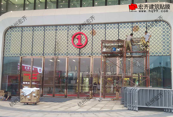 蘿崗萬(wàn)達(dá)門頭施工圖